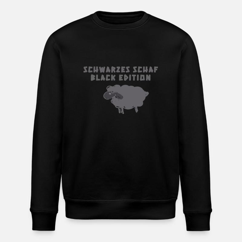 Mouton noir, Mouton, illustration - Sweat bio ROLLER Stanley/Stella Unisexe - noir