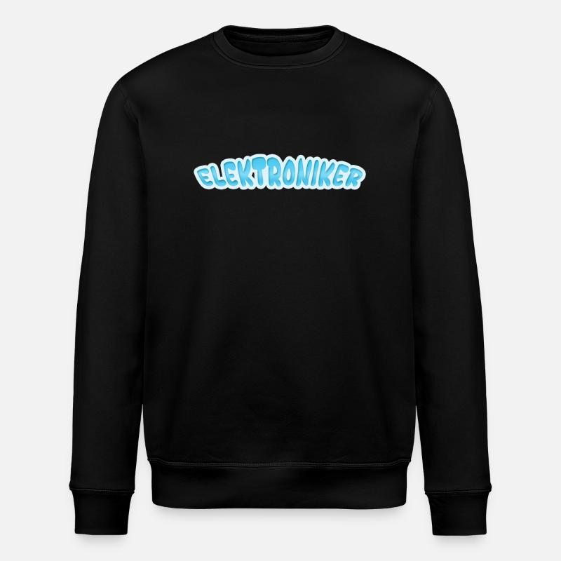 Electronics technician as electronics technician - Stanley/Stella ROLLER Unisex Organic Sweatshirt - black