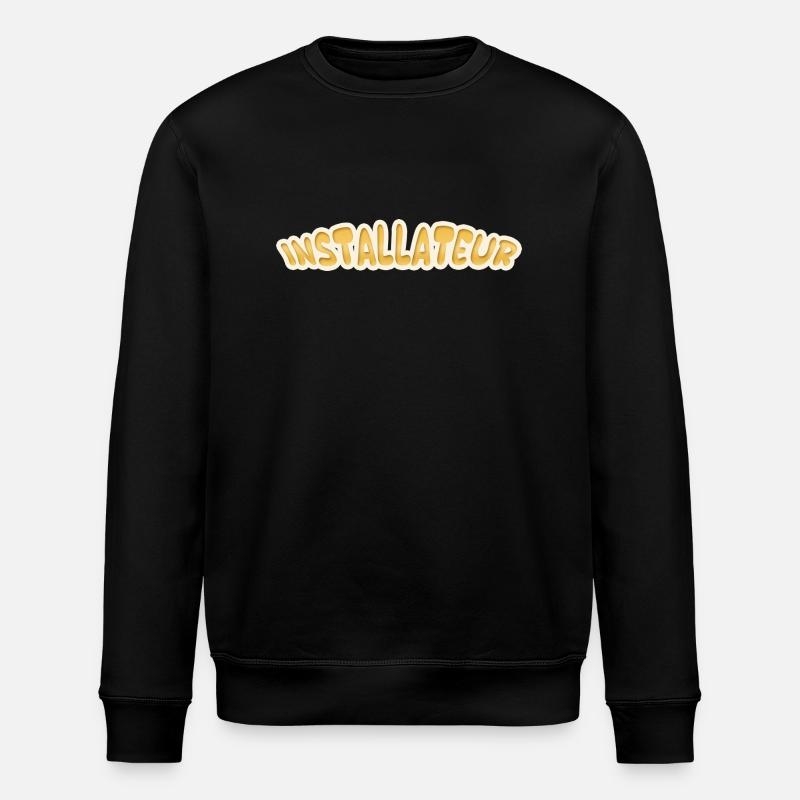 Gift for installer - Stanley/Stella ROLLER Unisex Organic Sweatshirt - black