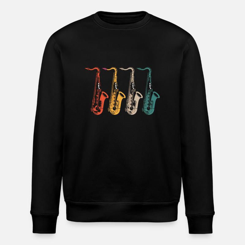 Sax saxophone saxophone - Stanley/Stella ROLLER Unisex Organic Sweatshirt - black