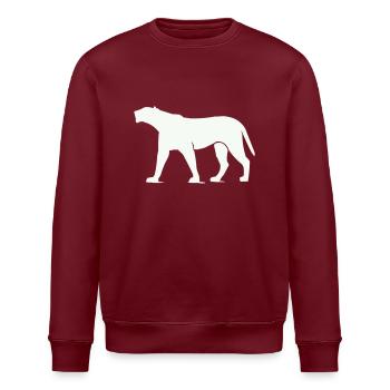 Animale - Felpa ecologica unisex ROLLER di Stanley/Stella - rosso borgogna - Fronte - Nik (191cm)