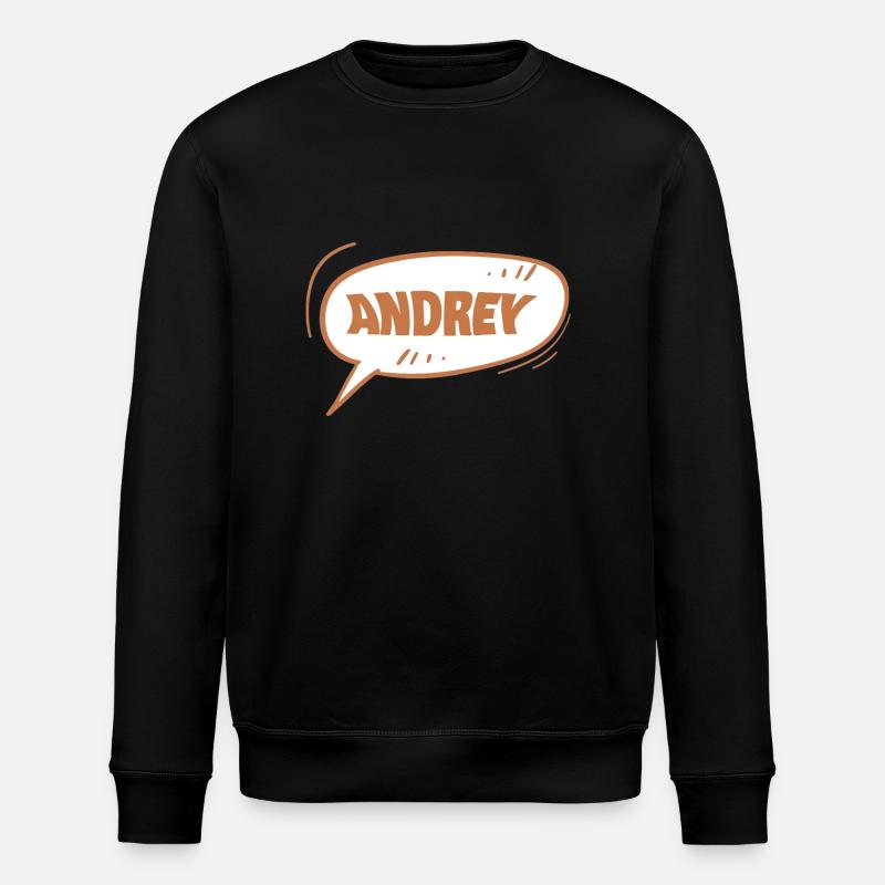 Andrey als Andrey - Stanley/Stella Unisex Bio-Sweatshirt ROLLER - Schwarz