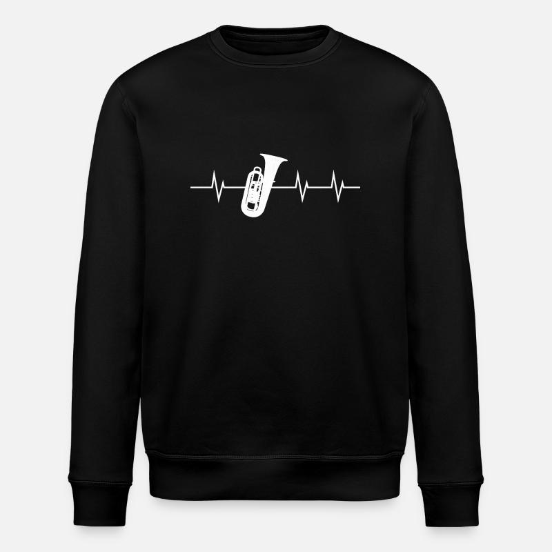 Tuba Beats - Stanley/Stella ROLLER Unisex Organic Sweatshirt - black