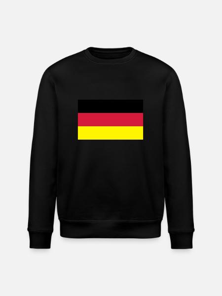 Germany flag - Stanley/Stella ROLLER Unisex Organic Sweatshirt - black