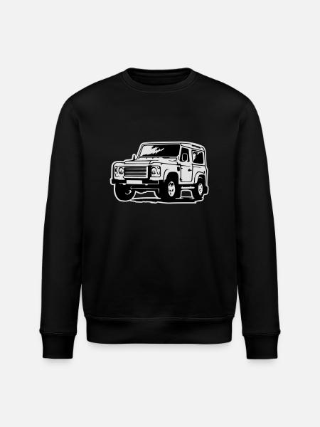 Defender (mit Hintergrund) - Stanley/Stella Unisex Bio-Sweatshirt ROLLER - Schwarz