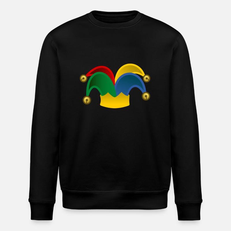 jester hat - Stanley/Stella ROLLER Unisex Organic Sweatshirt - black