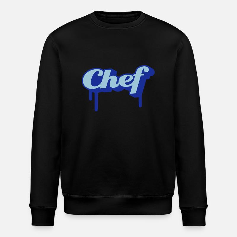 chef - Stanley/Stella ROLLER Unisex Organic Sweatshirt - black