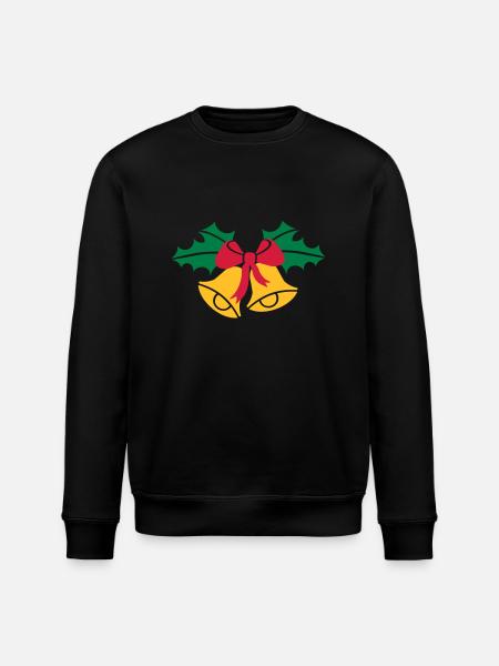 Bells Christmas - Stanley/Stella ROLLER Unisex Organic Sweatshirt - black