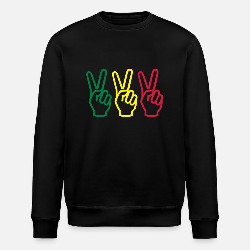 victory reggae - Sweat bio ROLLER Stanley/Stella Unisexe - noir
