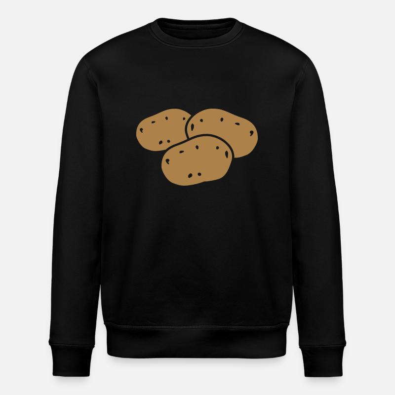 Pomme de terre - Sweat bio ROLLER Stanley/Stella Unisexe - noir