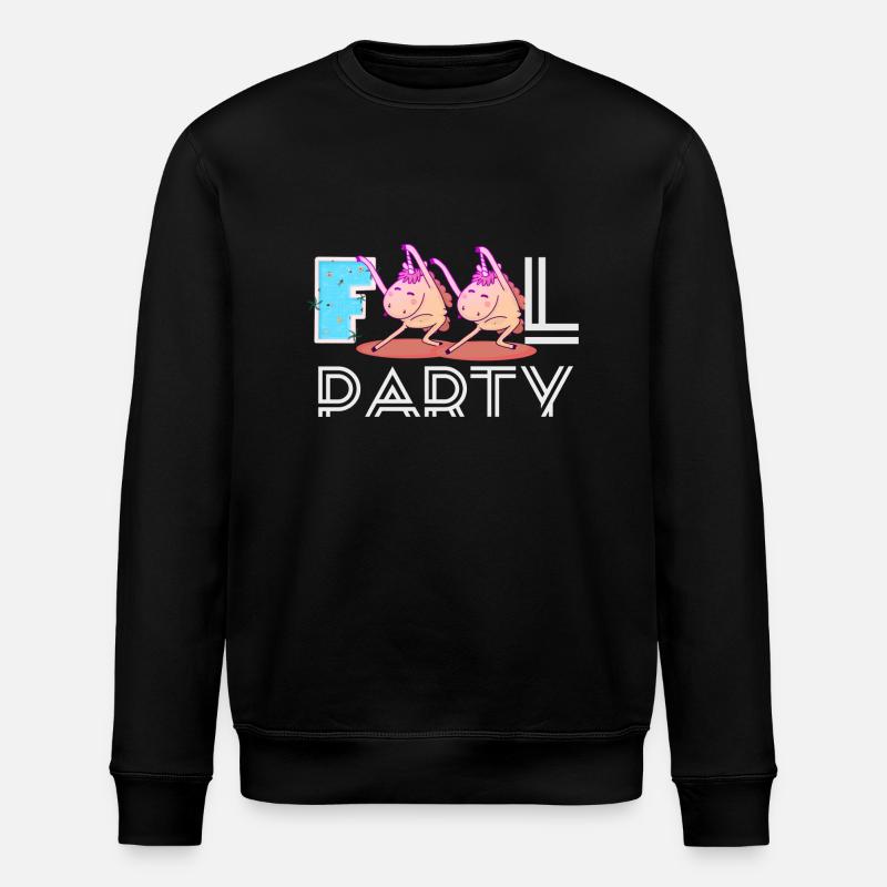 Fête des fous - Sweat bio ROLLER Stanley/Stella Unisexe - noir