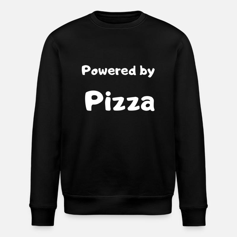 Pizza design - Stanley/Stella ROLLER Unisex Organic Sweatshirt - black