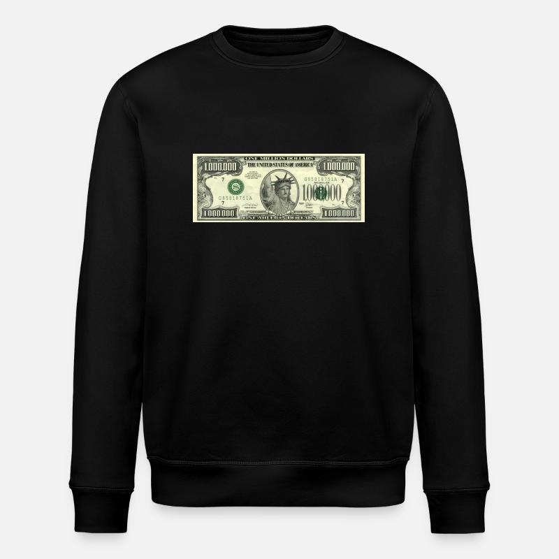 $1 million - Stanley/Stella ROLLER Unisex Organic Sweatshirt - black