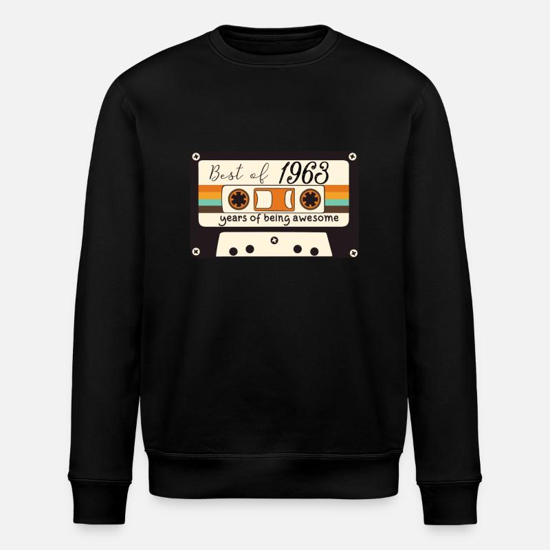 1963 - Sweat bio ROLLER Stanley/Stella Unisexe - noir