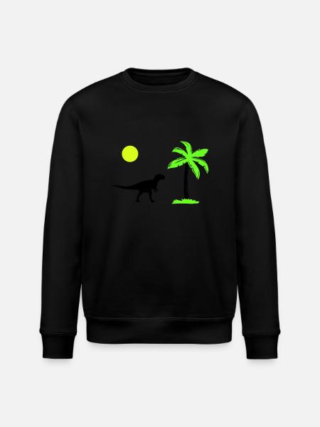 Palmier dinosaure - Sweat bio ROLLER Stanley/Stella Unisexe - noir
