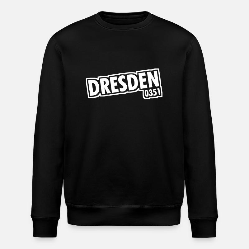 Dresde - 0351 - Indicatif régional - Saxe - Sweat bio ROLLER Stanley/Stella Unisexe - noir