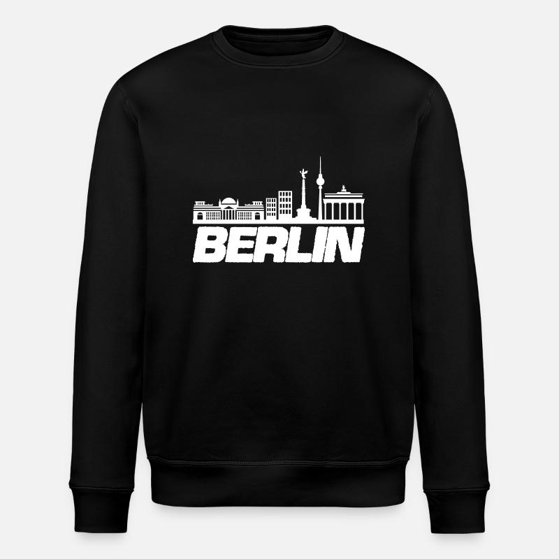 Horizon de Berlin 1 - Sweat bio ROLLER Stanley/Stella Unisexe - noir