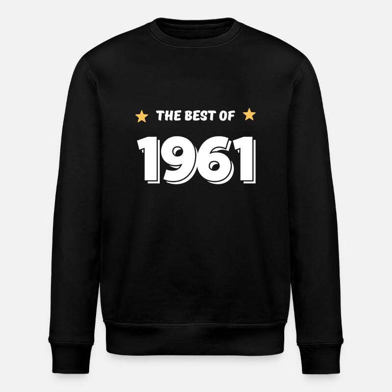 Das Beste von 1961 - Stanley/Stella Unisex Bio-Sweatshirt ROLLER - Schwarz