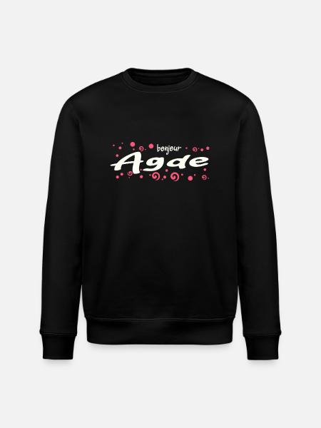 Agde - Stanley/Stella ROLLER Unisex Organic Sweatshirt - black