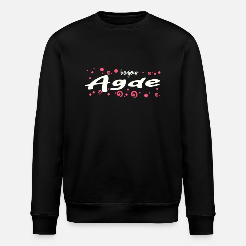 Agde - Stanley/Stella ROLLER Unisex Organic Sweatshirt - black