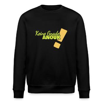 Geschenk für Anouk - Stanley/Stella Unisex Bio-Sweatshirt ROLLER - Schwarz - Vorne - Nik (191cm)