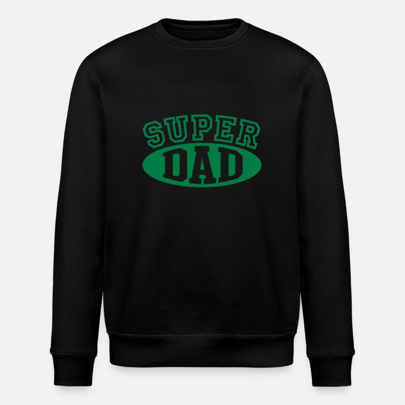 SUPER PAPA - Sweat bio ROLLER Stanley/Stella Unisexe - noir