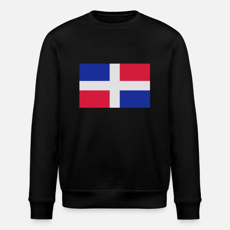 Dominican Republic - Stanley/Stella ROLLER Unisex Organic Sweatshirt - black