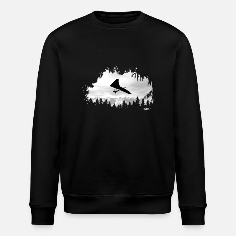 Deltaplane - Sweat bio ROLLER Stanley/Stella Unisexe - noir