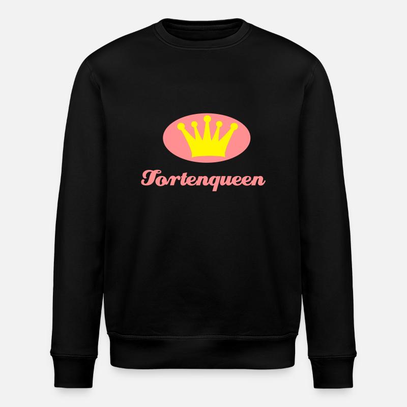 baking - cake queen - Stanley/Stella ROLLER Unisex Organic Sweatshirt - black