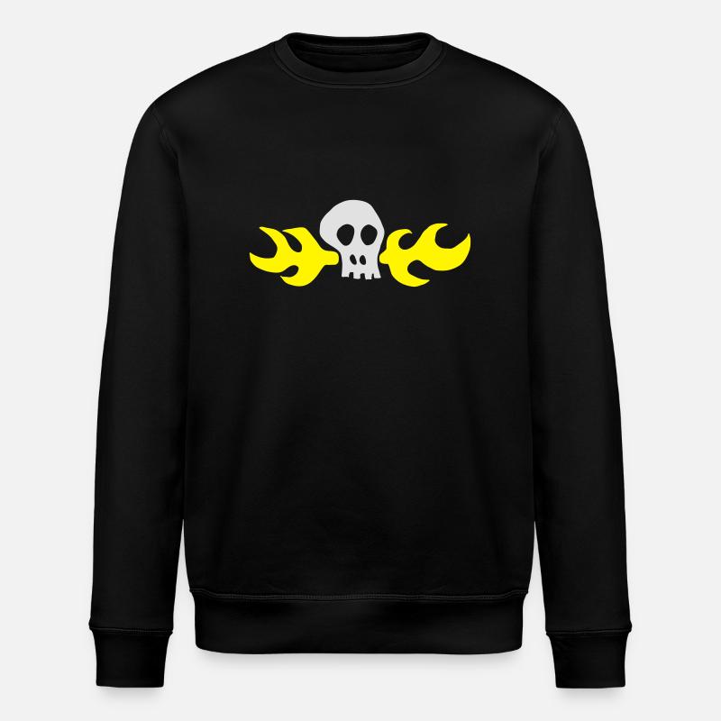 Skull-shirt Hoagie - Sweat bio ROLLER Stanley/Stella Unisexe - noir