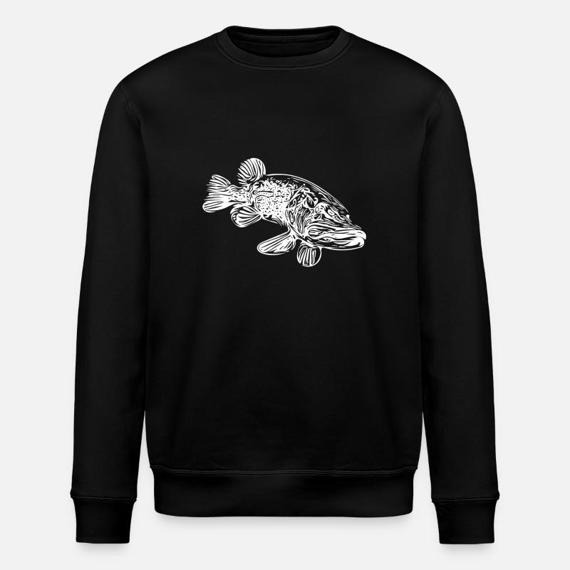 Hecht - Stanley/Stella Unisex Bio-Sweatshirt ROLLER - Schwarz