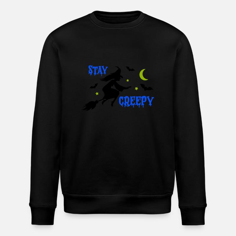 Restez Creepy Witch 1 - Sweat bio ROLLER Stanley/Stella Unisexe - noir