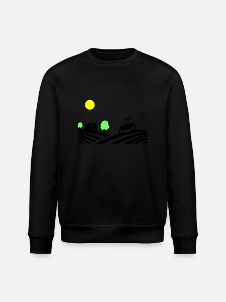 traktor farm - Stanley/Stella Unisex Bio-Sweatshirt ROLLER - Schwarz