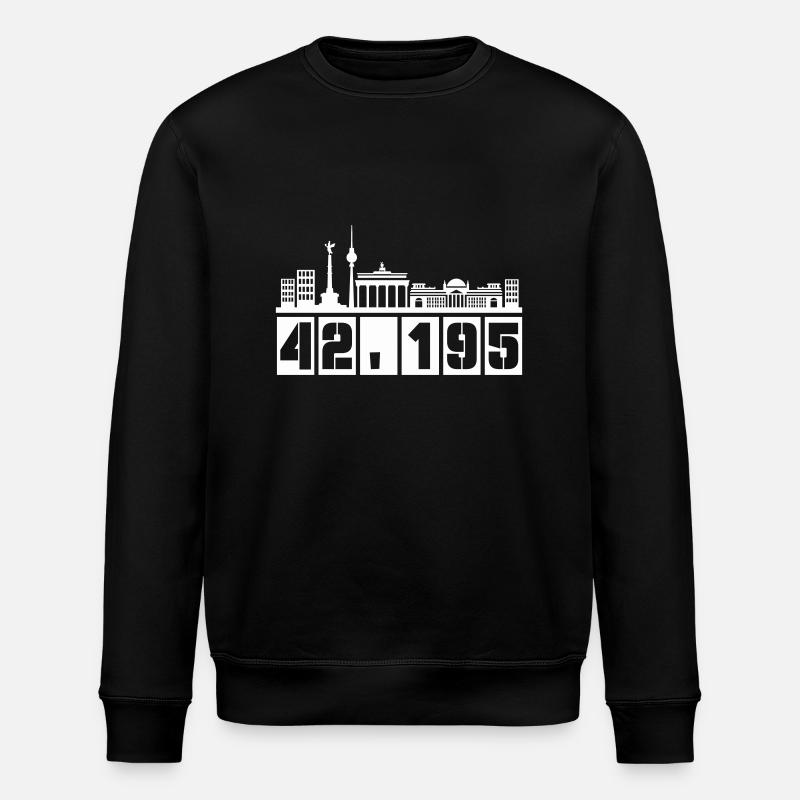 Marathon Skyline de Berlin 1 - Sweat bio ROLLER Stanley/Stella Unisexe - noir