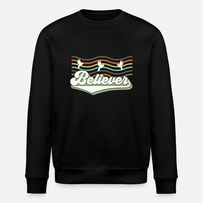 Believer - Stanley/Stella ROLLER Unisex Organic Sweatshirt - black