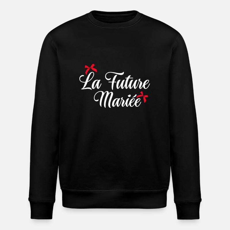 La future mariée noeud - Sweat bio ROLLER Stanley/Stella Unisexe - noir