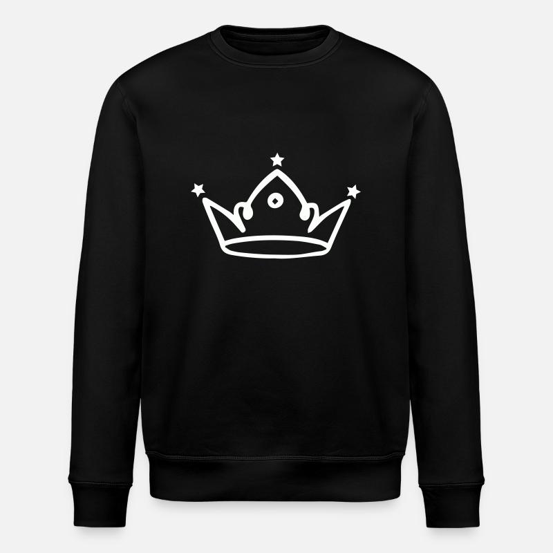 krone - Stanley/Stella Unisex Bio-Sweatshirt ROLLER - Schwarz