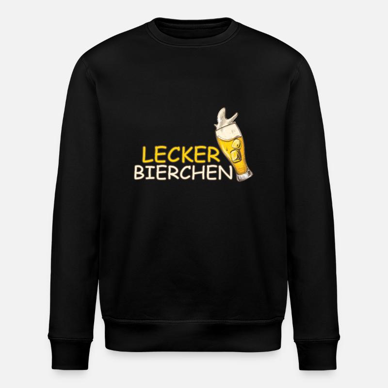 lecker bierchen - Stanley/Stella Unisex Bio-Sweatshirt ROLLER - Schwarz