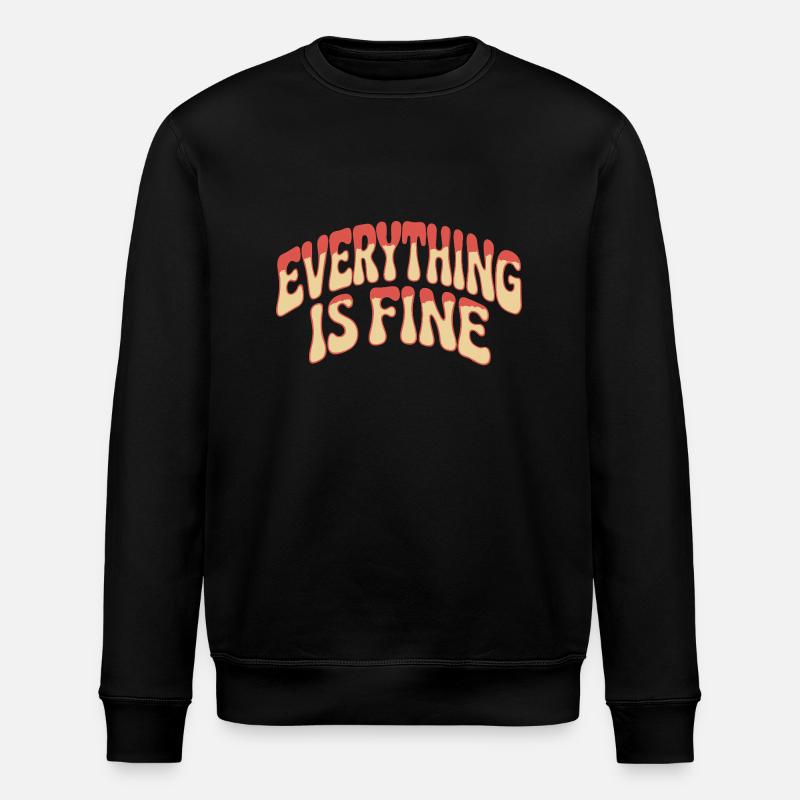 IST IN ORDNUNG - Stanley/Stella Unisex Bio-Sweatshirt ROLLER - Schwarz