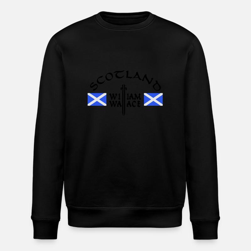 Ecosse William Wallace - Sweat bio ROLLER Stanley/Stella Unisexe - noir