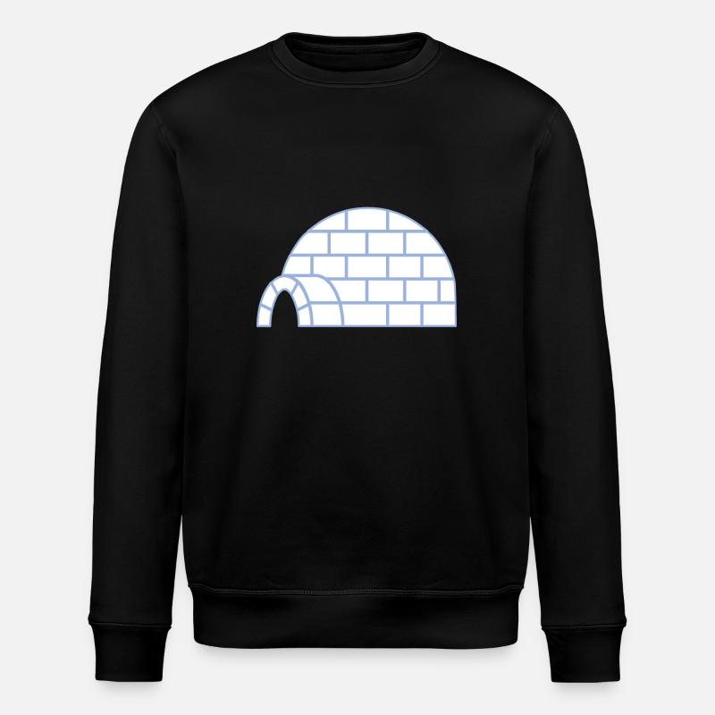 igloo - Stanley/Stella ROLLER Unisex Organic Sweatshirt - black
