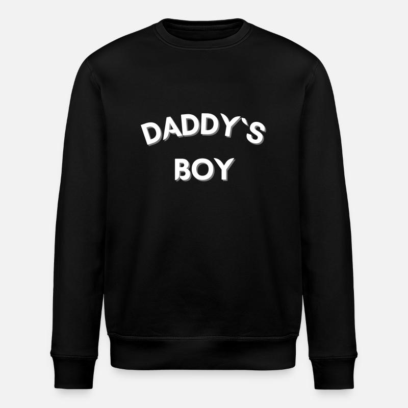 Daddy´s Boy - Stanley/Stella Unisex Bio-Sweatshirt ROLLER - Schwarz