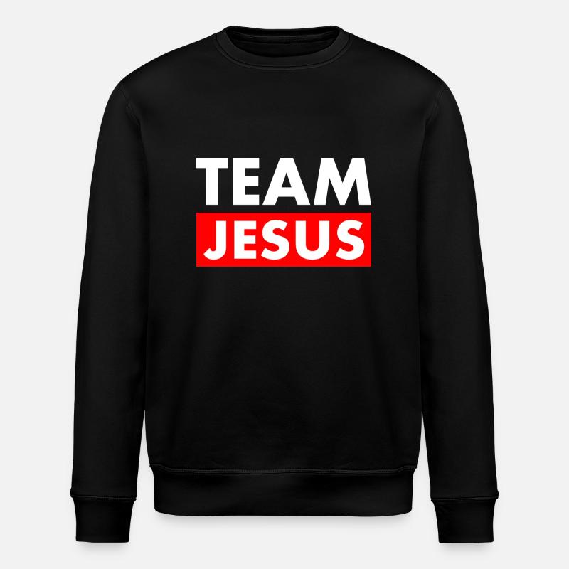Team jesus - Stanley/Stella ROLLER Unisex Organic Sweatshirt - black