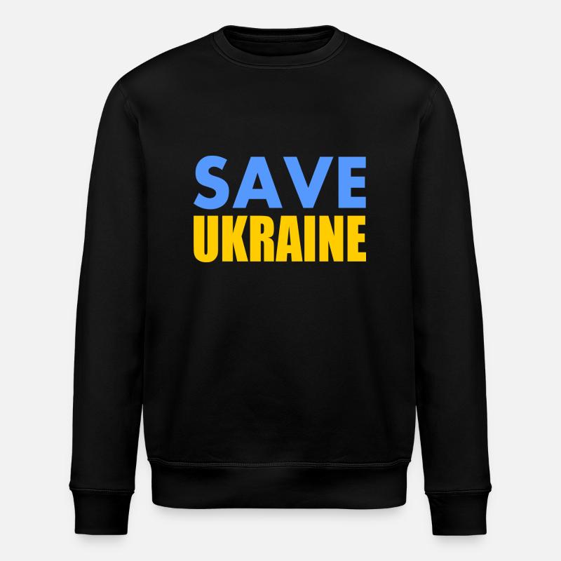 Save ukraine - Sweat bio ROLLER Stanley/Stella Unisexe - noir