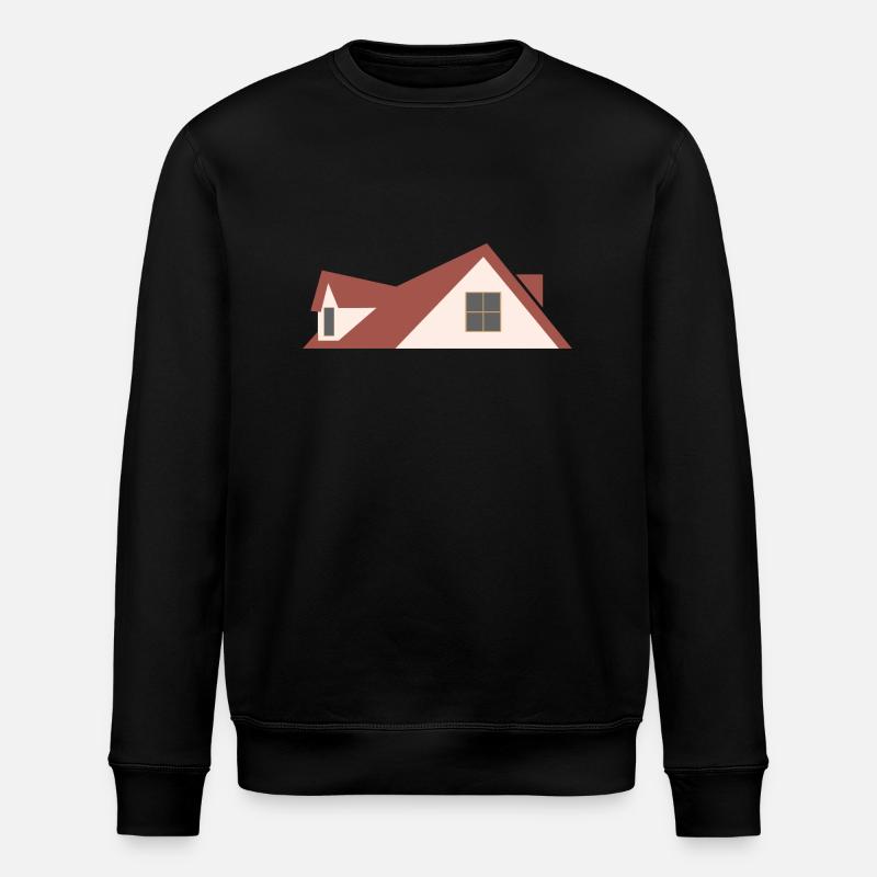 Dach - Stanley/Stella Unisex Bio-Sweatshirt ROLLER - Schwarz