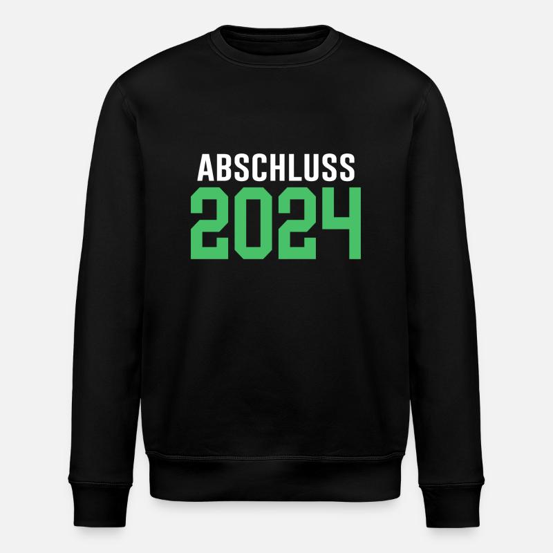 Abschluss 2024 Abschlussfeier - Stanley/Stella Unisex Bio-Sweatshirt ROLLER - Schwarz