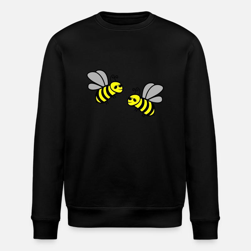 Bee Cool 2 - Stanley/Stella ROLLER Unisex Organic Sweatshirt - black