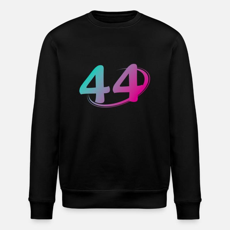 Nummer 44 mehrfarbig - Stanley/Stella Unisex Bio-Sweatshirt ROLLER - Schwarz
