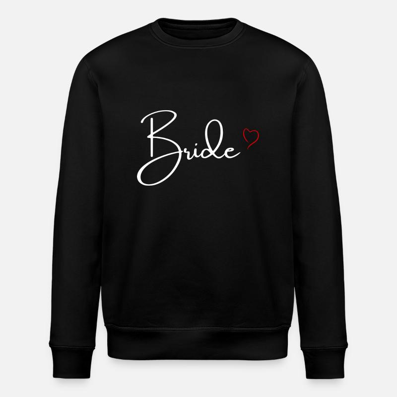 Bride cœur rouge - Sweat bio ROLLER Stanley/Stella Unisexe - noir