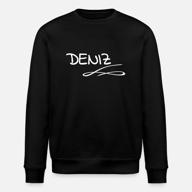 Deniz comme prénom - Sweat bio ROLLER Stanley/Stella Unisexe - noir